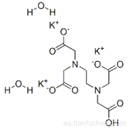 Glicina, N, N&#39;-1,2-etanodiilbis [N- (carboximetil) -, sal tripotásica, dihidrato (9CI) CAS 65501-24-8